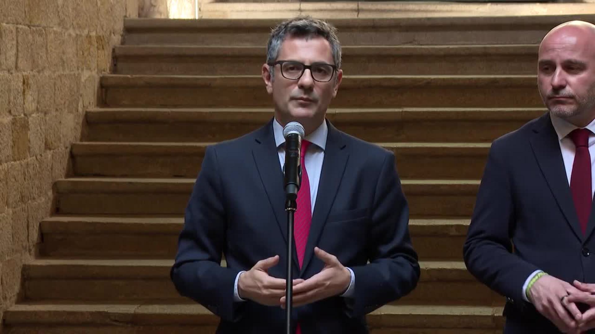 Bolaños no ve "ninguna base histórica ni fáctica" en que Trias señale al PSOE por el 23F