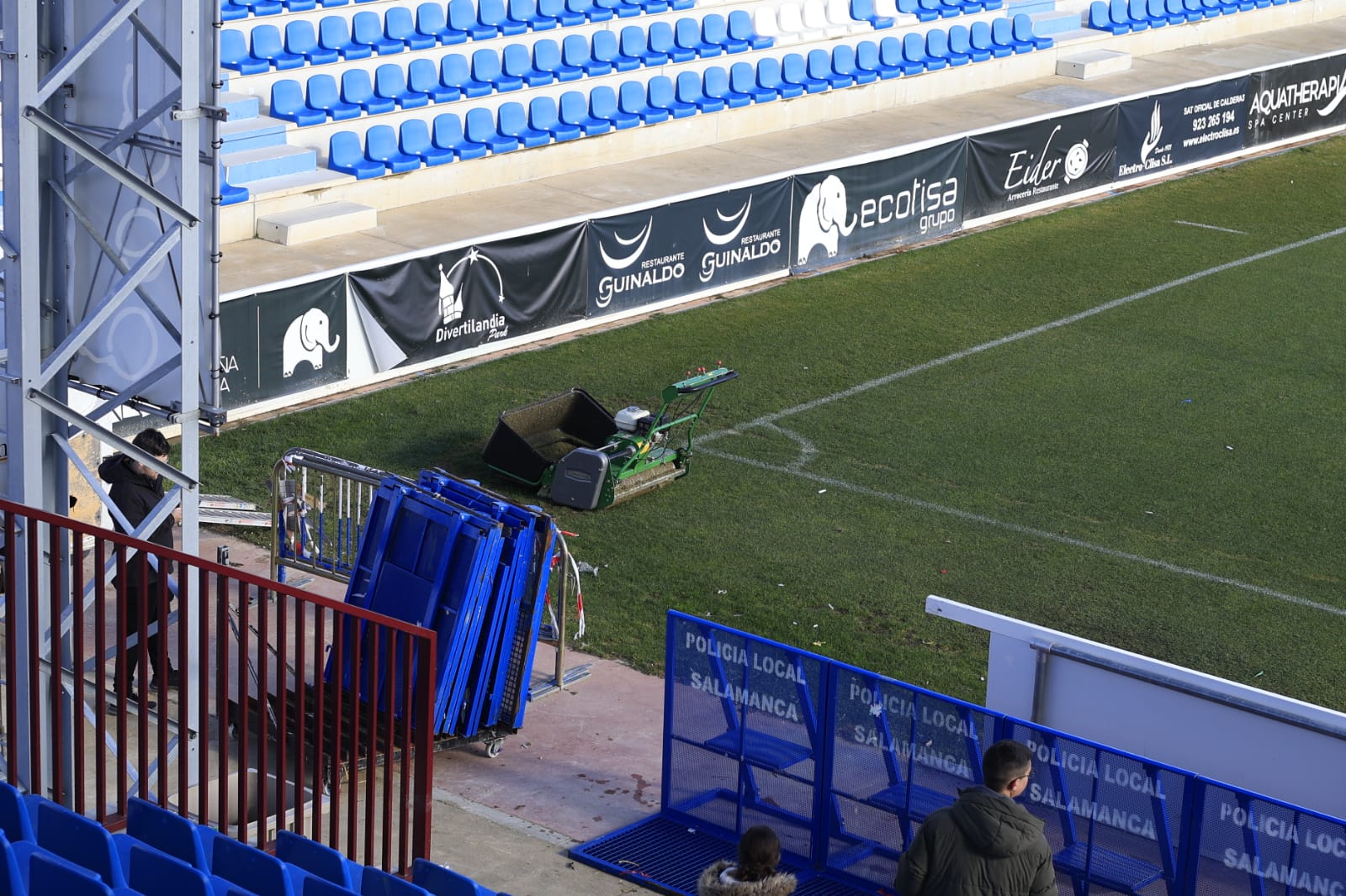 El Reina Sofía ya luce con las gradas supletorias para la Copa