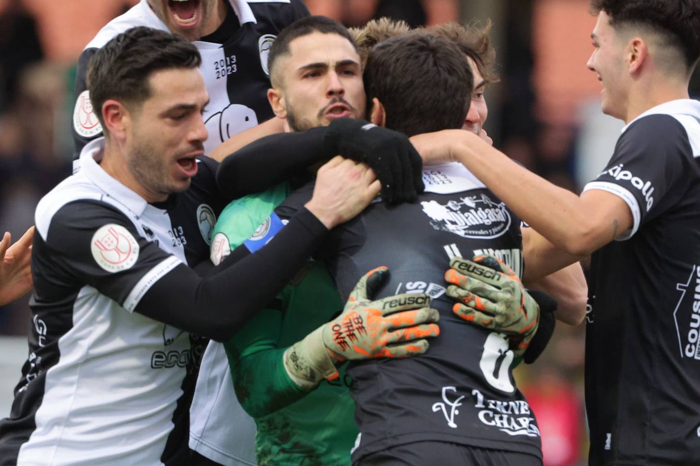 Las imágenes de la reanudación del Unionistas-Villarreal