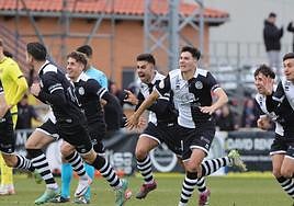 Unionistas celebrando su victoria