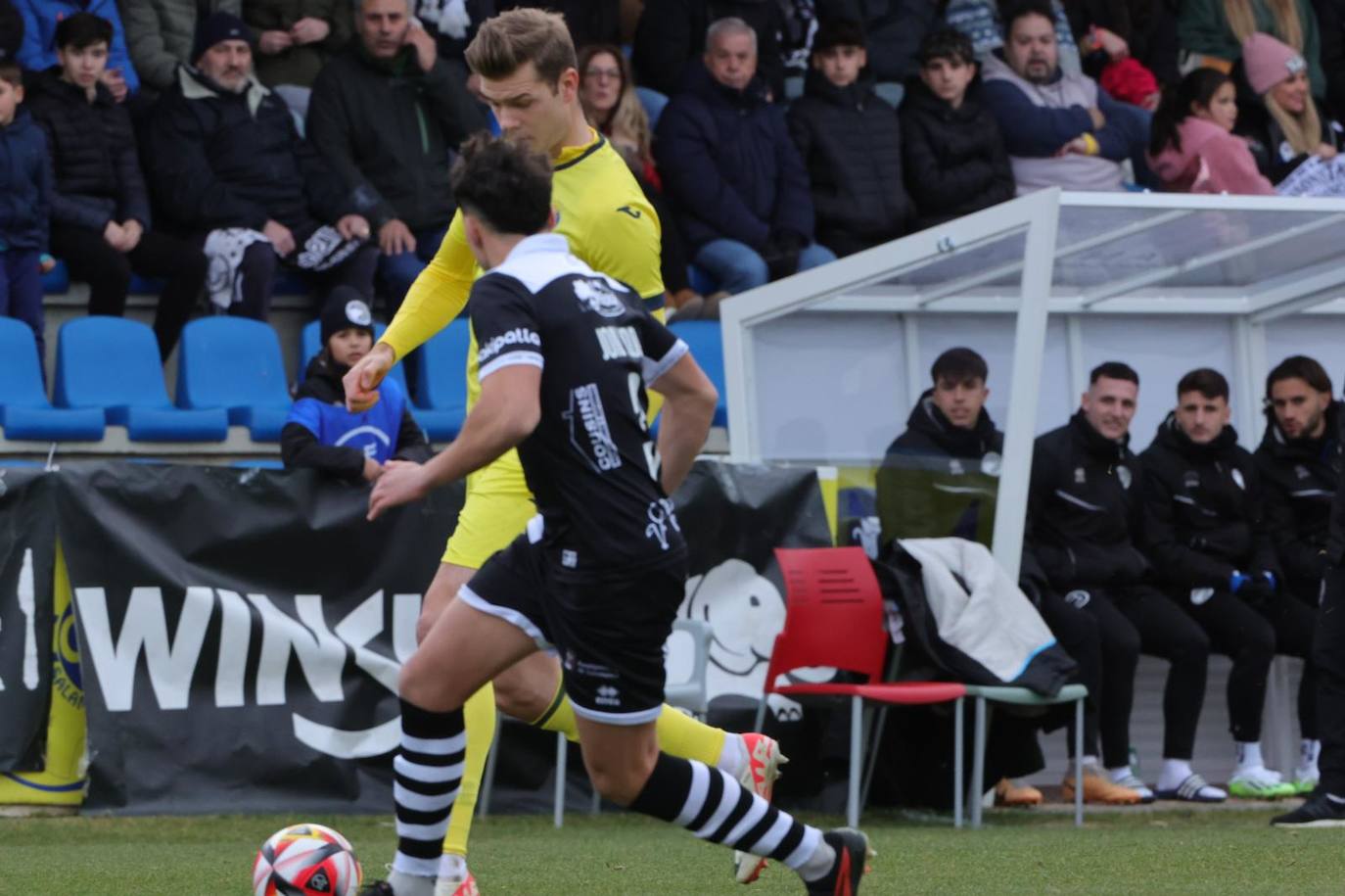 Las imágenes de la reanudación del Unionistas-Villarreal