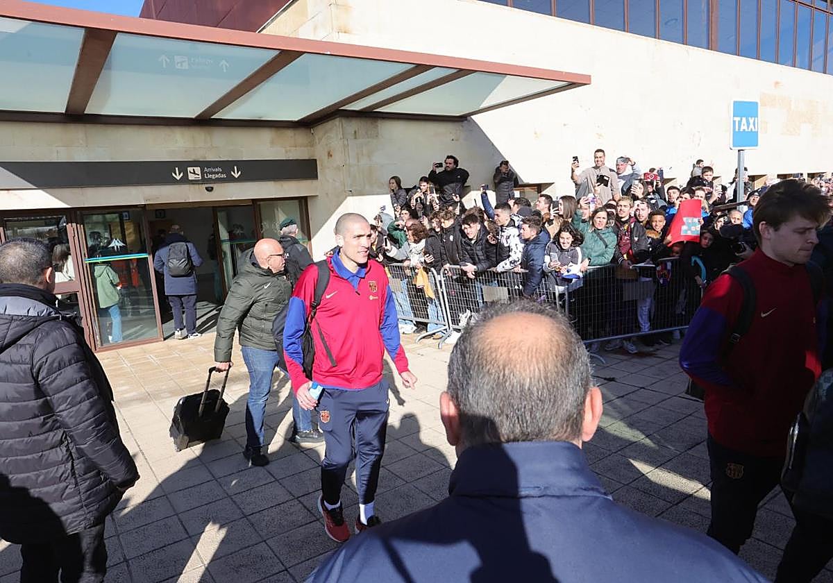 Salamanca recibe al FC Barcelona horas antes de su encuentro con Unionistas