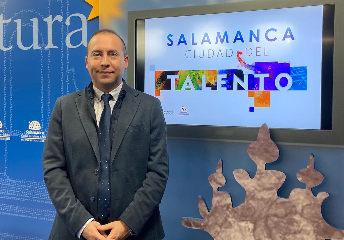 El concejal de Educación del Ayuntamiento de Salamanca, Luis Sánchez.