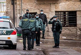 La Guardia Civil en el lugar de los hechos