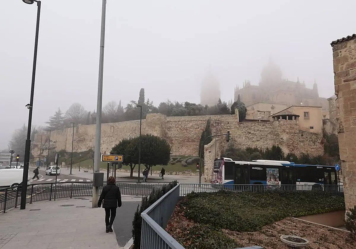 Niebla en Salamanca.