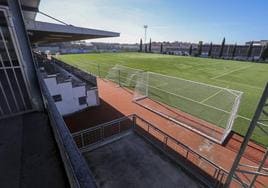 Campo de fútbol de Garrido donde se entrena el equipo afectado.