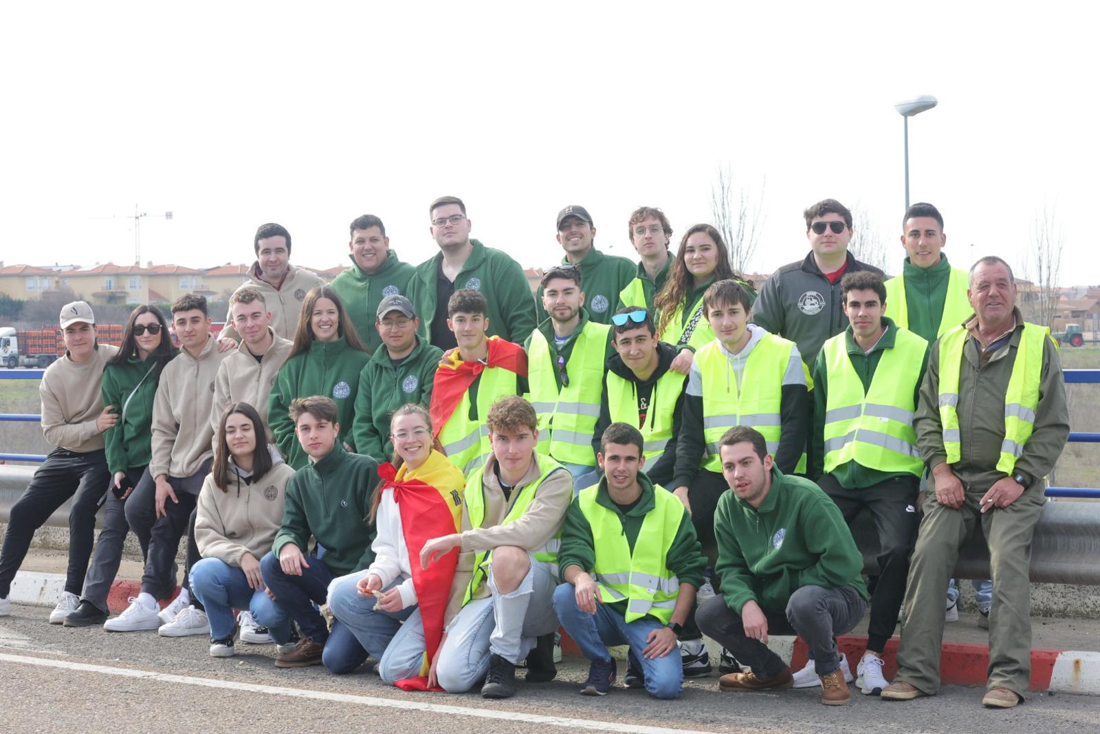 La tractorada de Salamanca, en imágenes