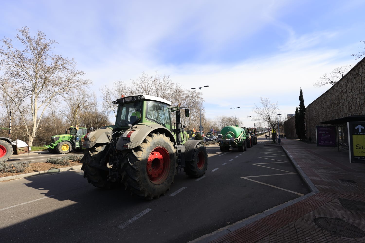 La tractorada de Salamanca, en imágenes