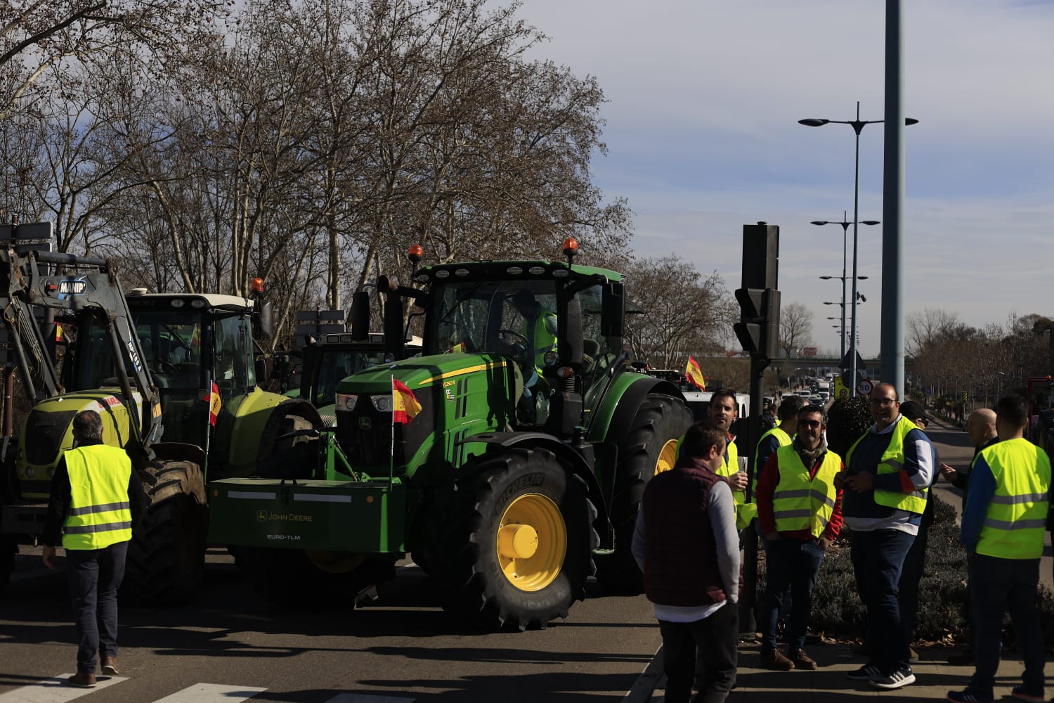 La tractorada de Salamanca, en imágenes