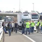 Turistas chinos, a pie por la autovía hasta Salamanca tras quedarse tirados por la tractorada