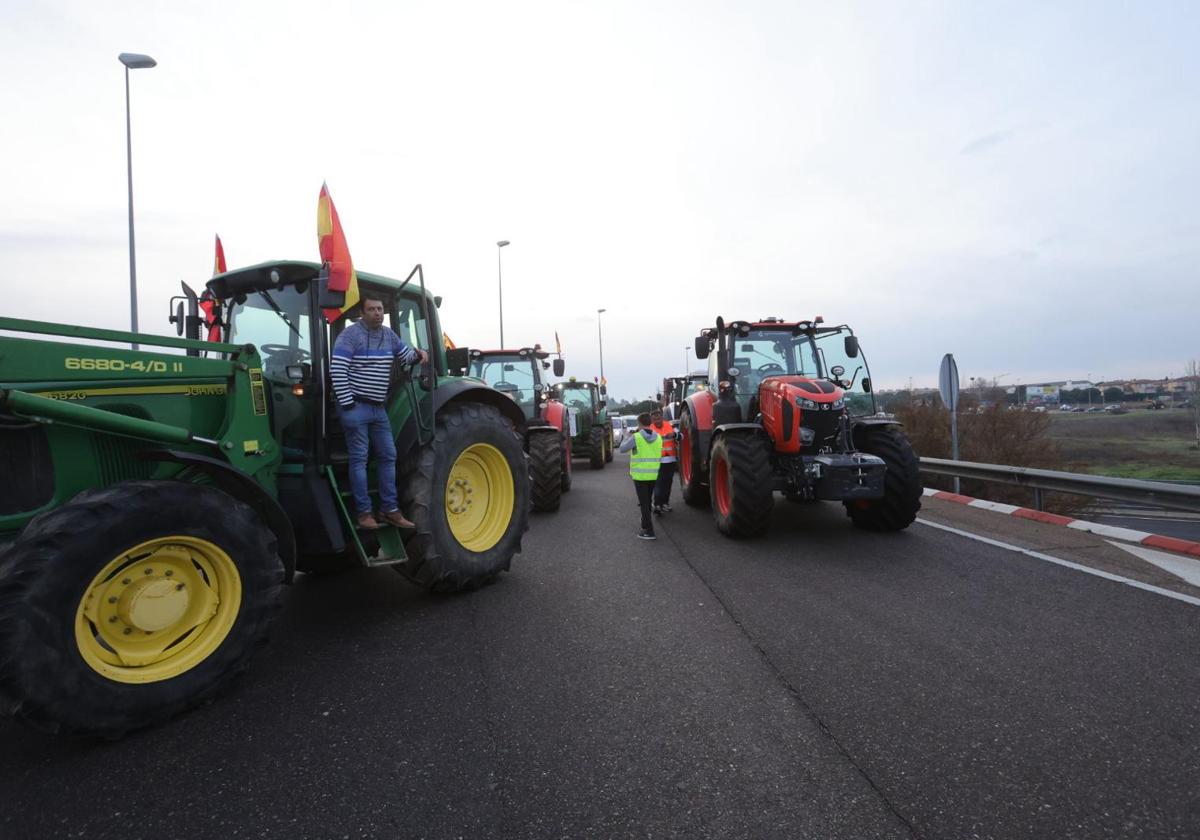 La tractorada de Salamanca, en imágenes