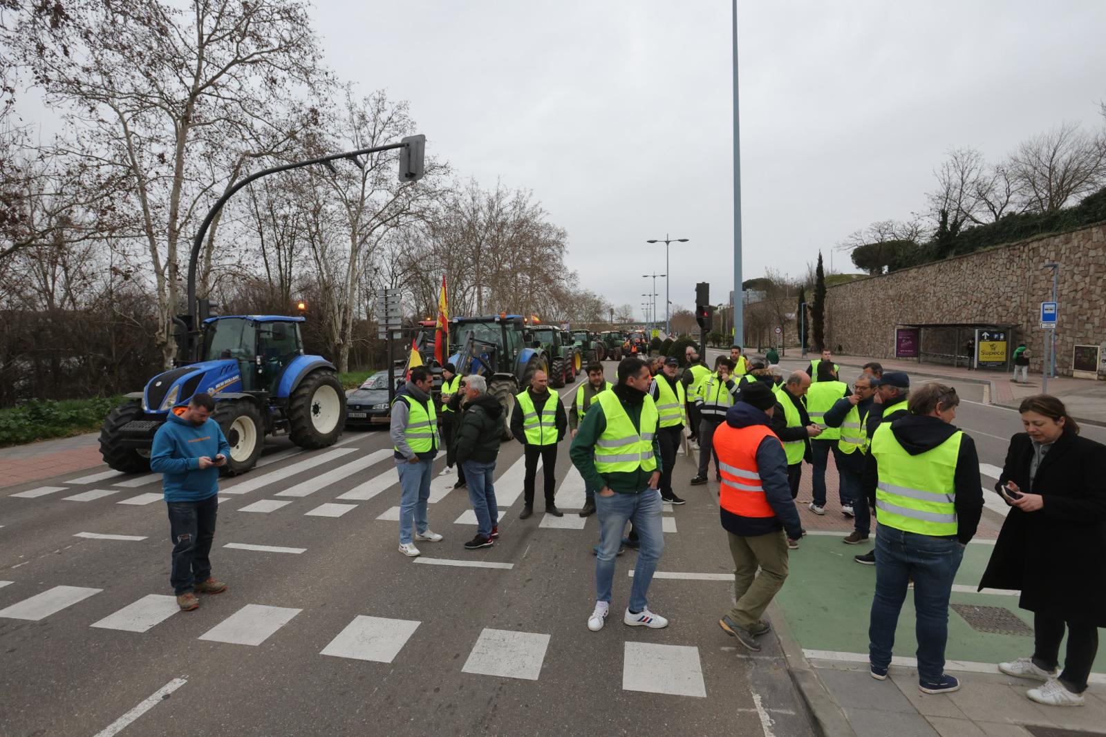 La tractorada de este jueves en Salamanca, en imágenes