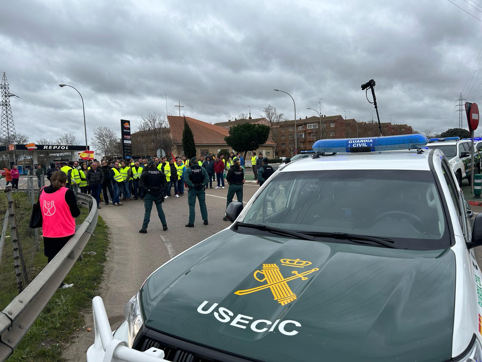 La tractorada de este jueves en Salamanca, en imágenes