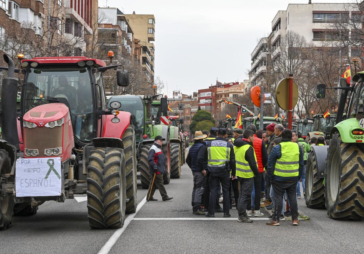 Tractorada de protesta