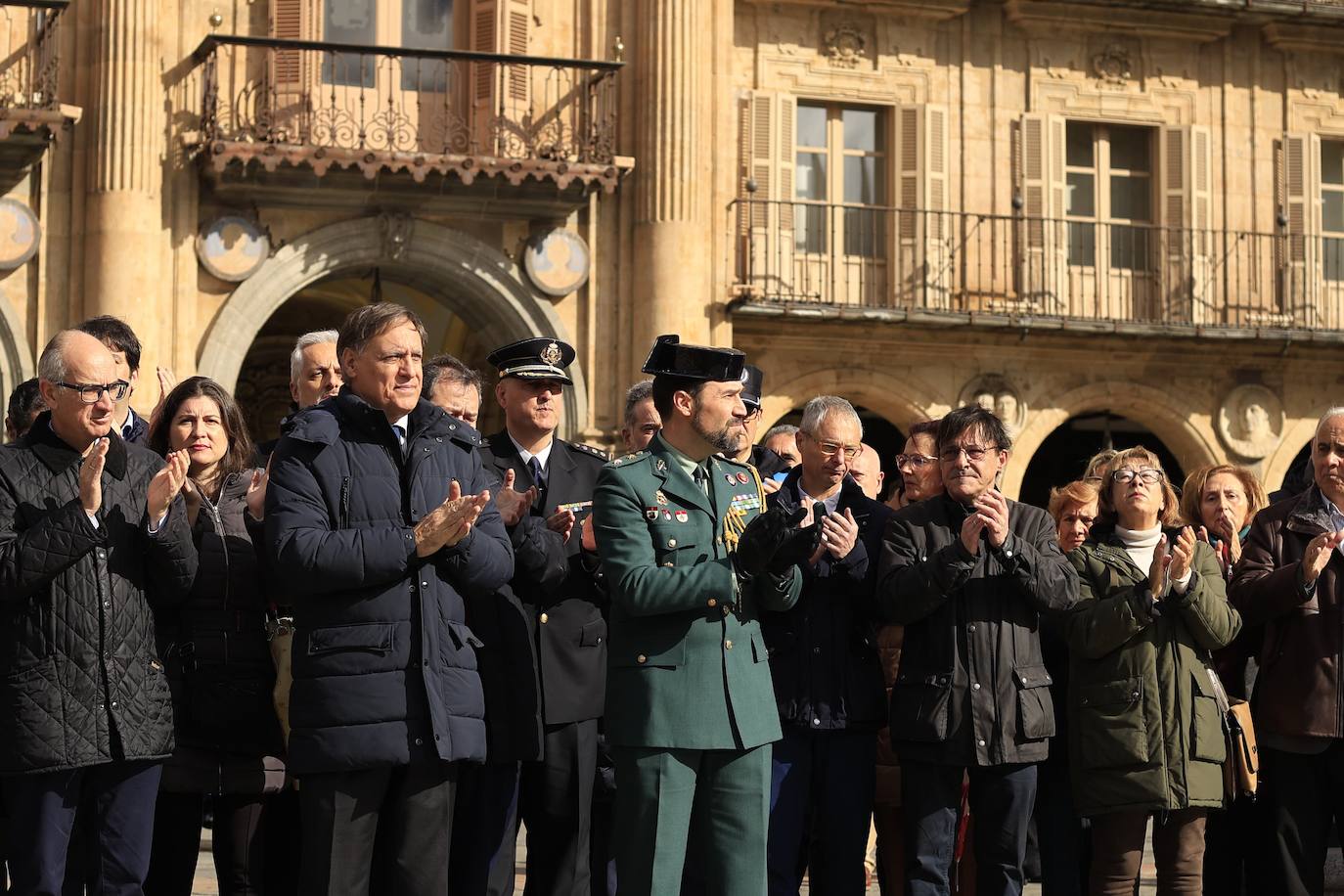 Salamanca homenajea a los guardias civiles muertos en Barbate