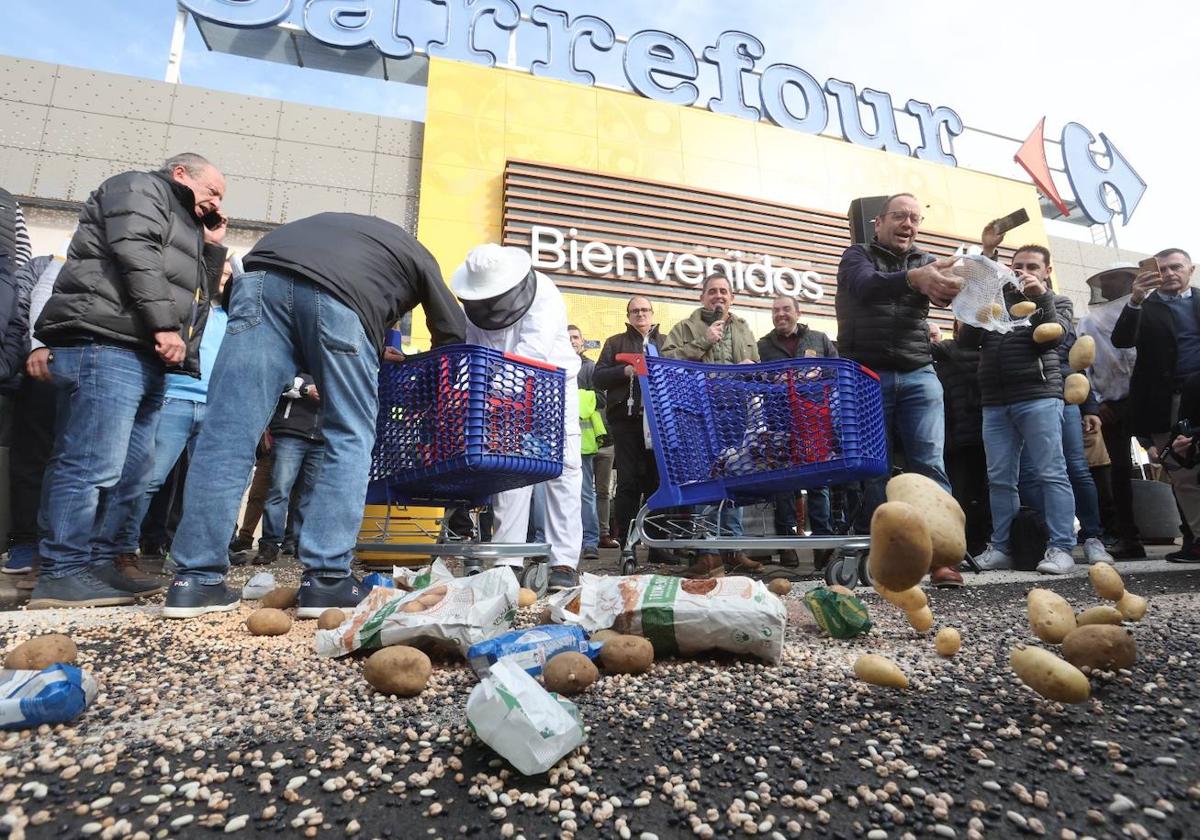 Nuevas protestas de los agricultores salmantinos