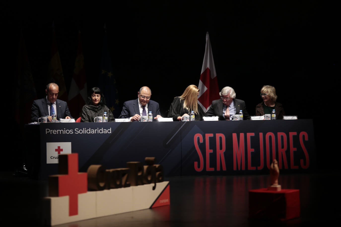 Gala de entrega de los premios Solidaridad de Cruz Roja en 2023.