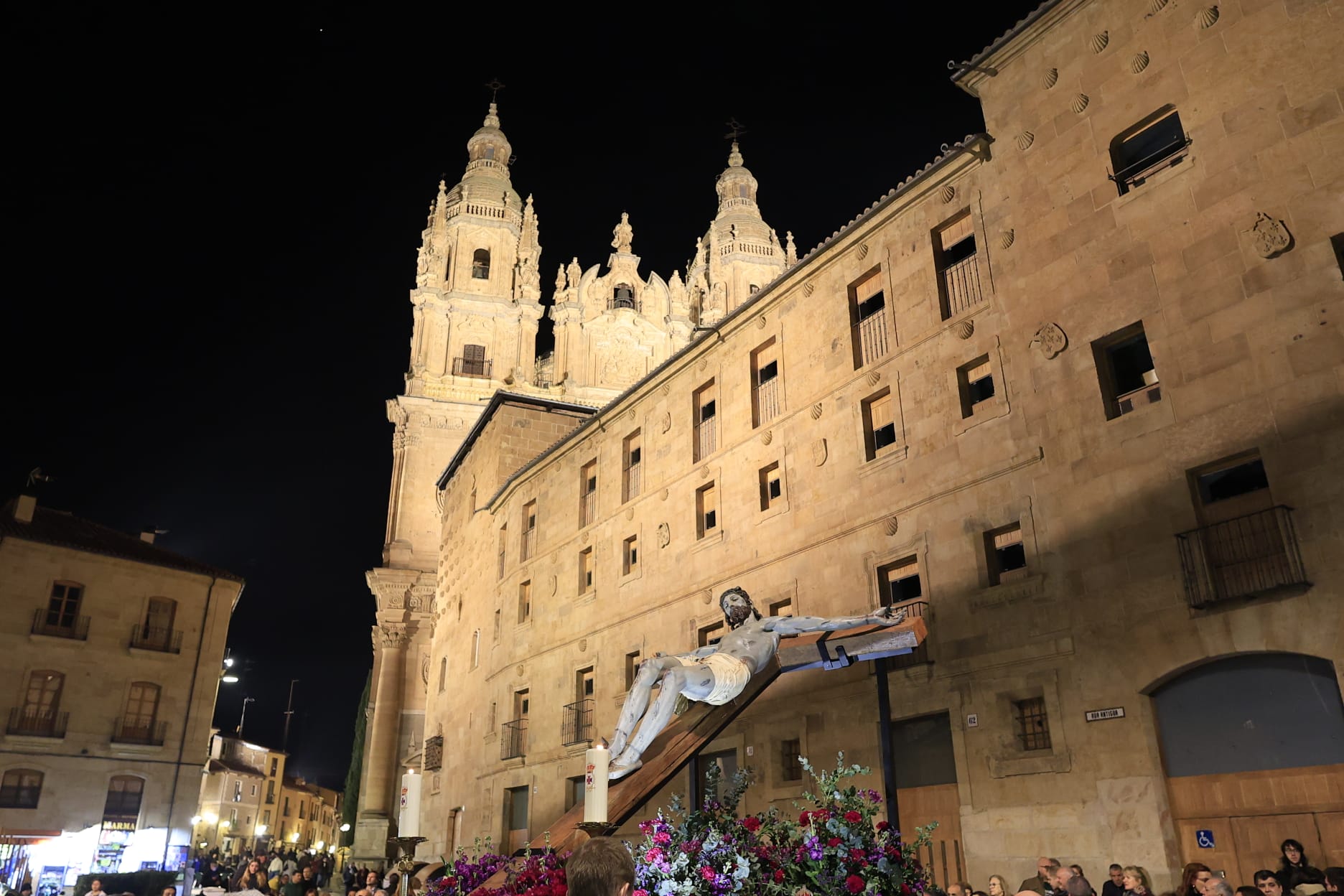 Tradicional Vía Crucis de la Junta de Semana Santa de Salamanca