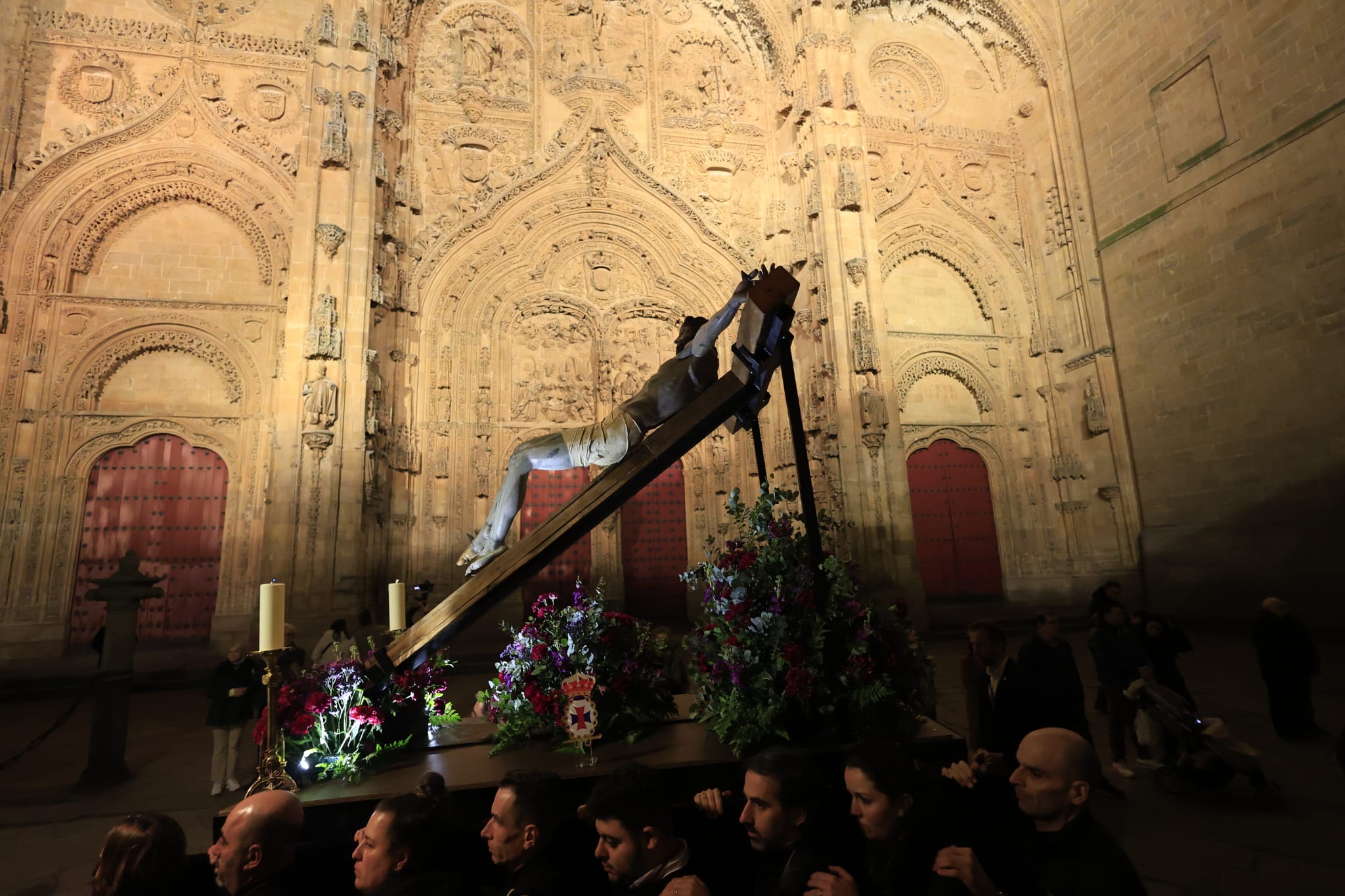 Tradicional Vía Crucis de la Junta de Semana Santa de Salamanca