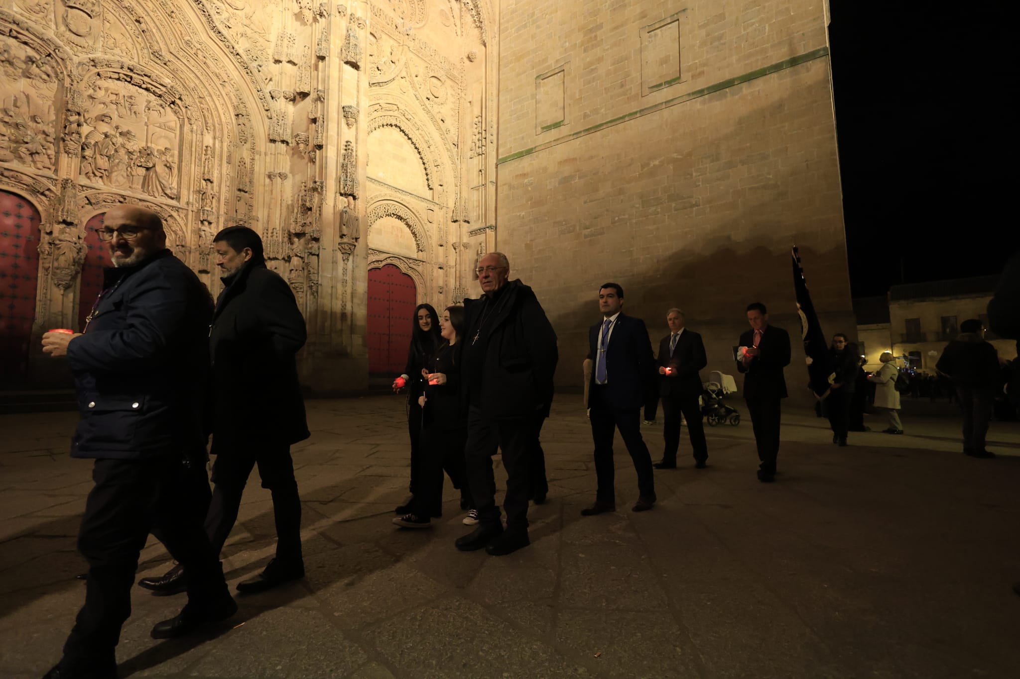 Tradicional Vía Crucis de la Junta de Semana Santa de Salamanca