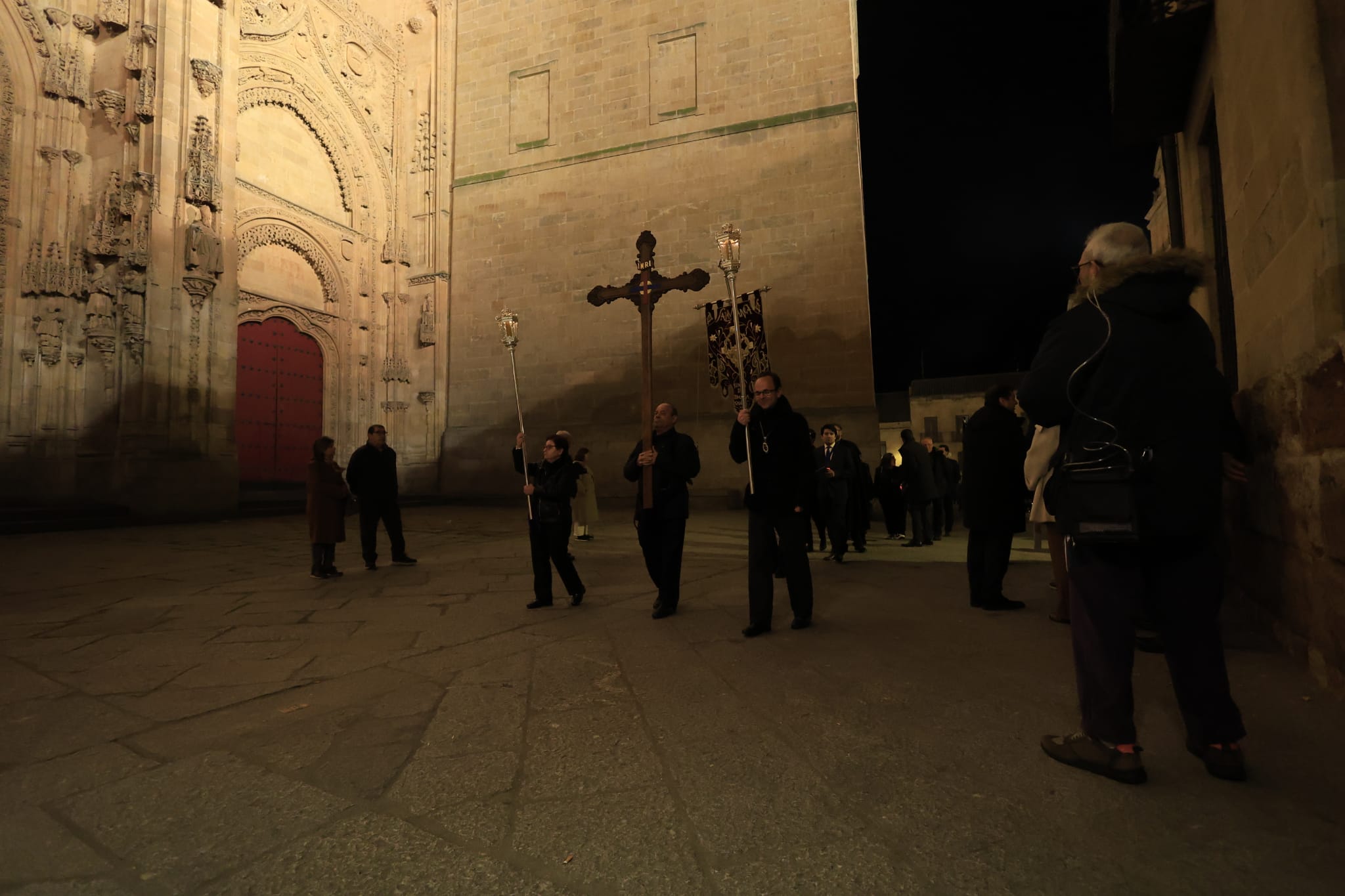 Tradicional Vía Crucis de la Junta de Semana Santa de Salamanca
