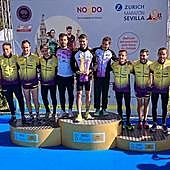 El Atletismo Macotera, bronce por equipos en el Nacional de maratón