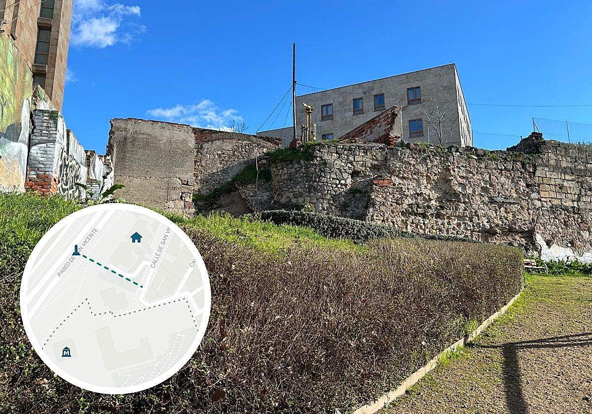 La muralla de Salamanca reabre un portillo cerrado desde la invasión napoleónica