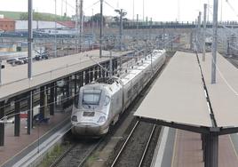 Tren en la estación Vialia de Salamanca