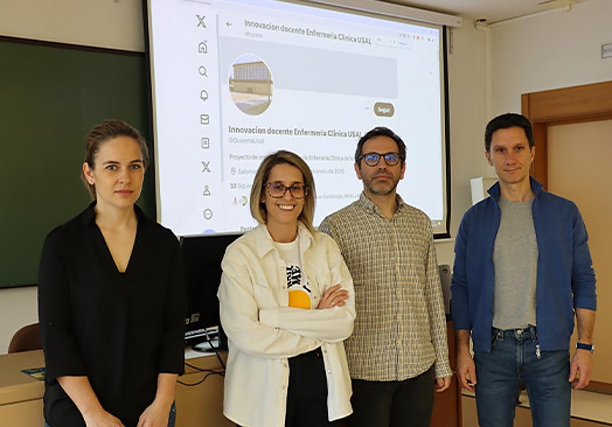 Jesús González Sánchez, Rosario Alonso Domínguez, Natalia Sánchez Aguadero y José Ignacio Recio Rodríguez.