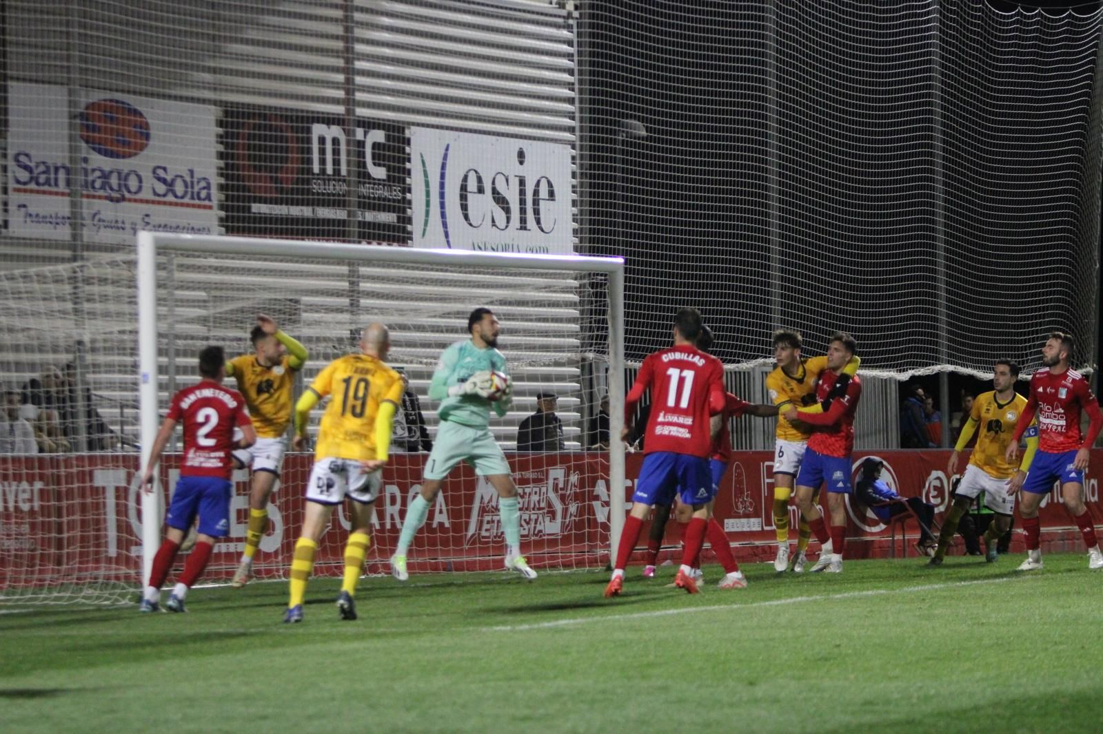 Un lance del partido disputado en Tarazona.