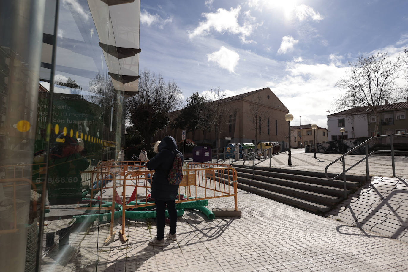 Las interminables obras de la carretera de Ledesma