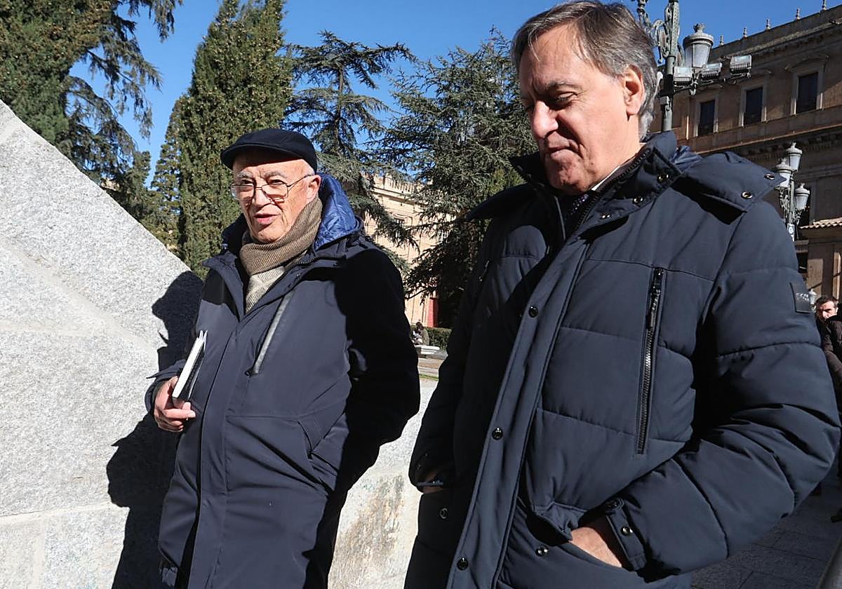 El alcalde de Salamanca, Carlos García Carbayo, en un acto este martes.