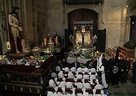 La Hermandad de Nuestro Padre Jesús del Vía Crucis en 2023.