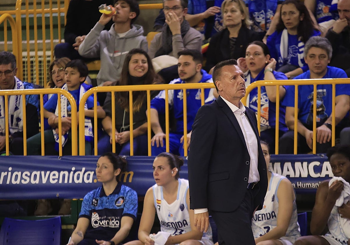 Nacho Martínez, durante el partido de Avenida frente a Fenerbahce