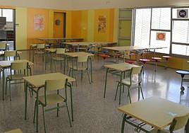 Centro escolar vacío.