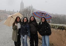 La nieve tiñe de blanco Salamanca