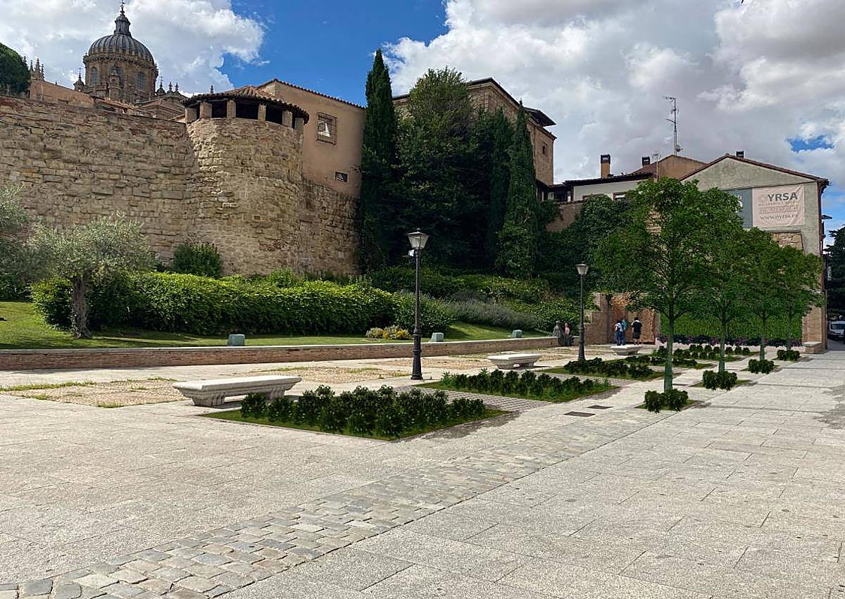 Imagen secundaria 1 - Jardín de lluvia y actuaciones en Niños del Coro y San Polo.