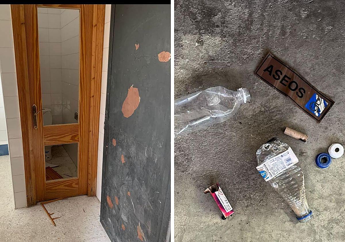 Algunos de los desperfectos ocasionados.