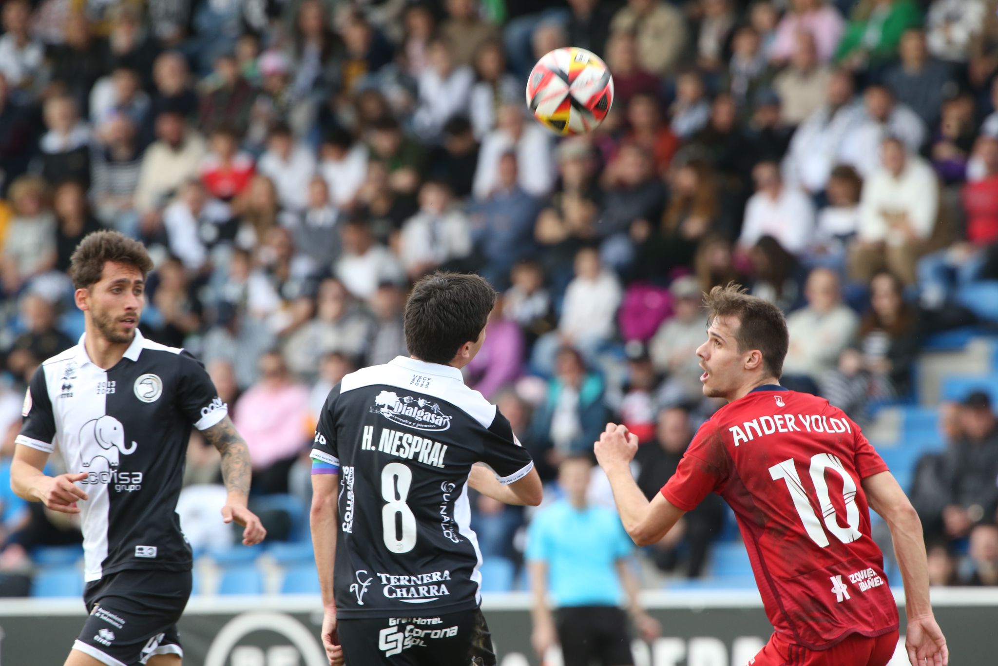 El partido entre Unionistas y Osasuna Promesas, en imágenes