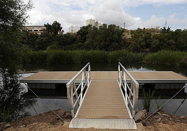 Embarcadero en el río Tormes.