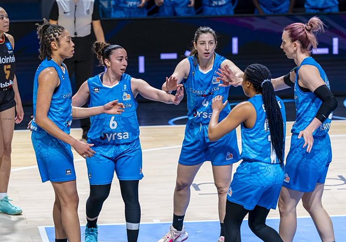 Prince, Laura Gil, Leo Rodríguez, Arica Carter y Prince, jugadoras de Perfumerías Avenida