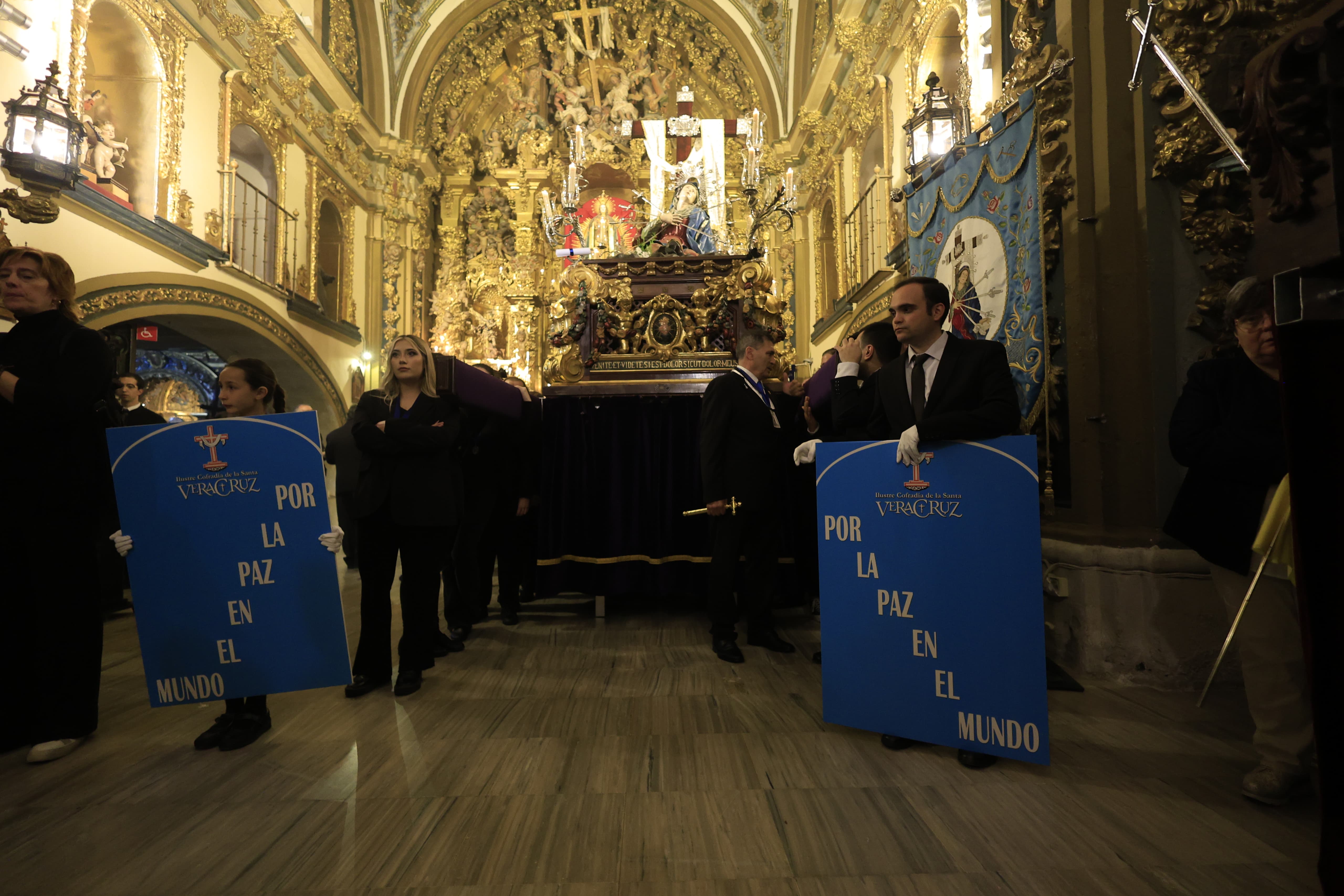 La Virgen de los Dolores y su procesión del Vía Matris abren la Semana Santa