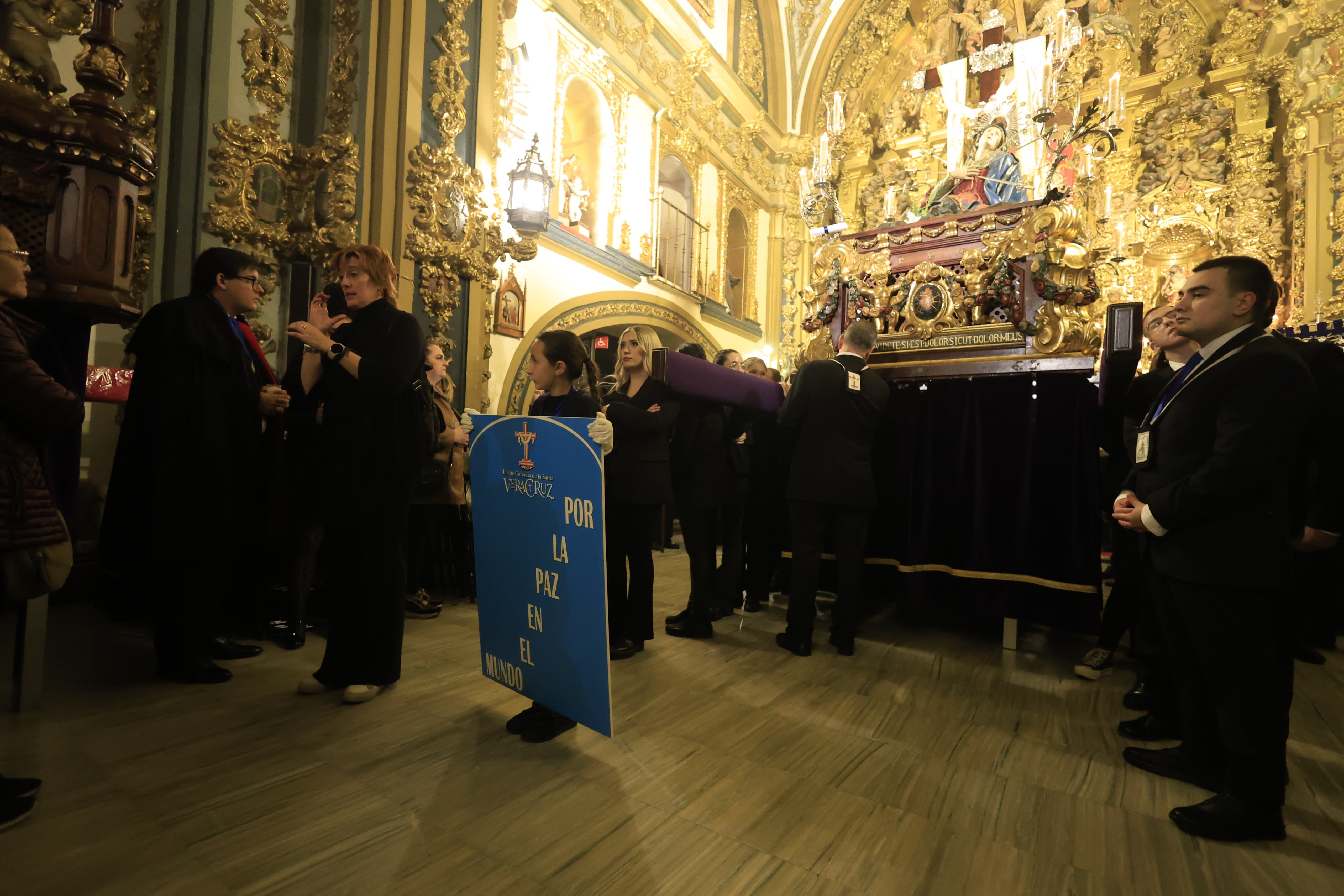 La Virgen de los Dolores y su procesión del Vía Matris abren la Semana Santa