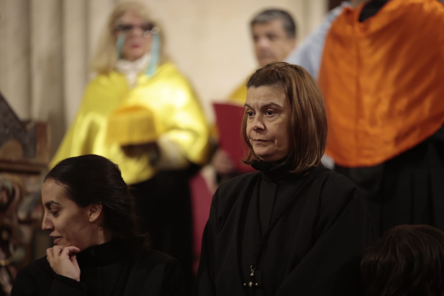 El Santísimo Cristo de la Luz procesiona dentro de la Clerecía tras la cancelación