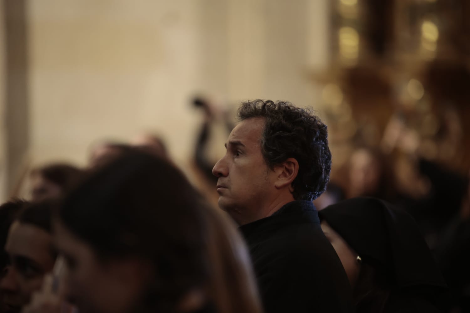 El Santísimo Cristo de la Luz procesiona dentro de la Clerecía tras la cancelación