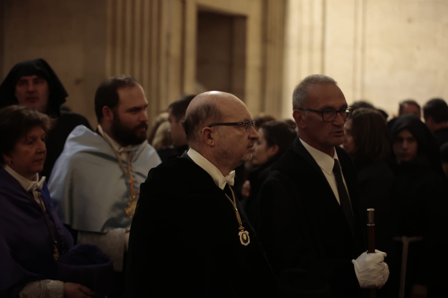 El Santísimo Cristo de la Luz procesiona dentro de la Clerecía tras la cancelación