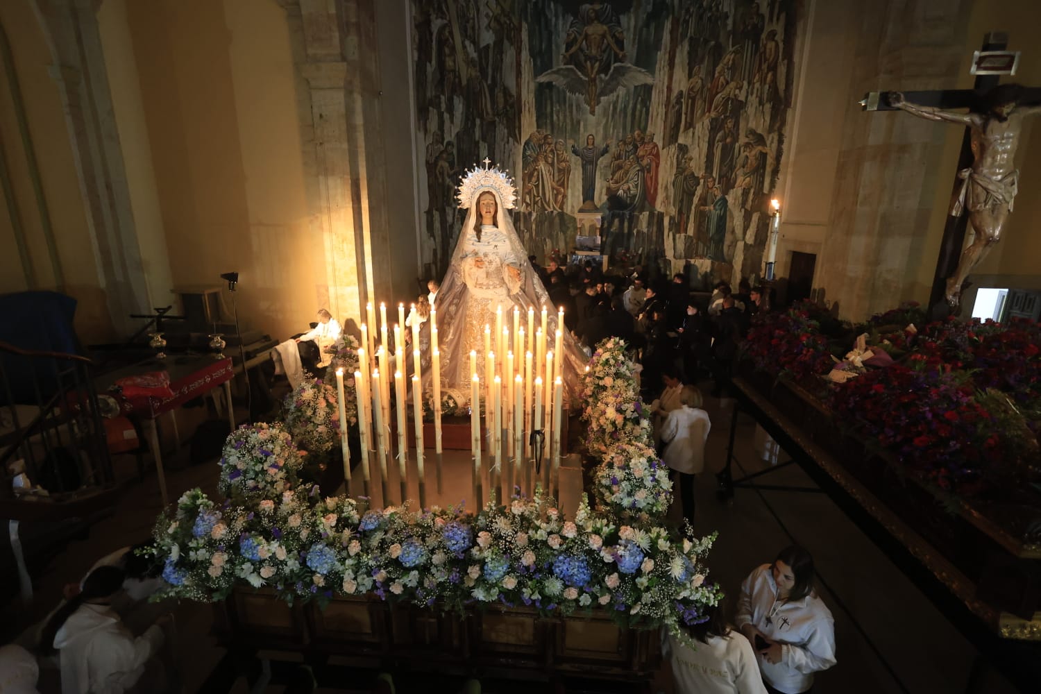 El Cristo del Amor y de la Paz, sexta víctima del temporal