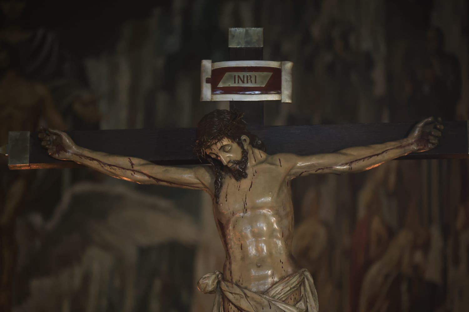 El Cristo del Amor y de la Paz, sexta víctima del temporal