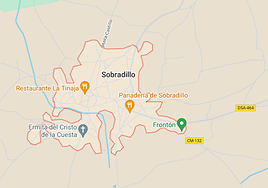Recorte de Google Maps de uno de los municipios que entra dentro de la lista de pueblos con nombres graciosos.