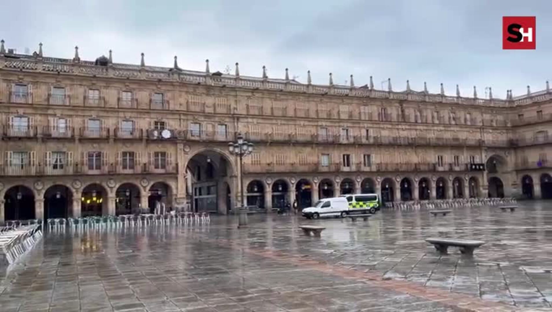 La nieve regresa a Salamanca por el Domingo de Resurrección